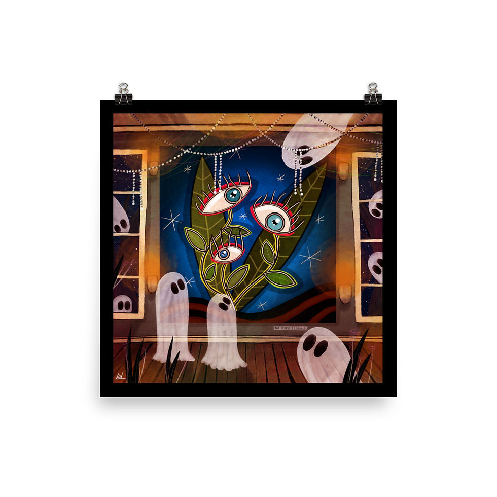 Thumbnail: Art Poster - Ghosts Of Suburbia At The Gallery