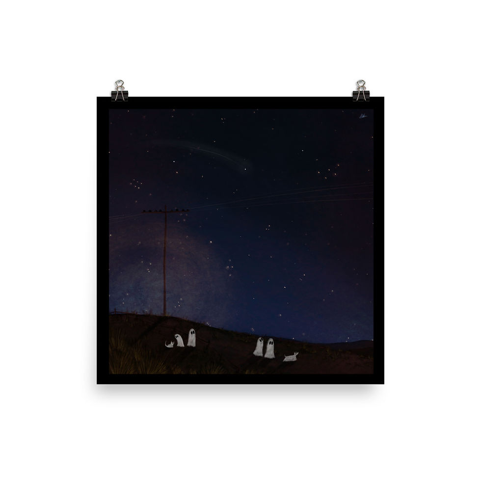 Thumbnail: Art Poster - Ghosts Of Suburbia Ghost Walk