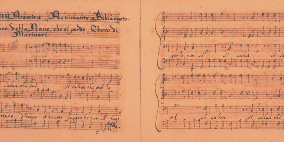Melani's Quai bellici accenti – Cantata in concert with Adam Gordon