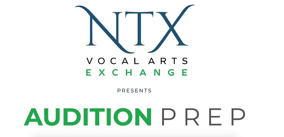 Audition Prep Workshop — NTX Vocal Arts Exchange