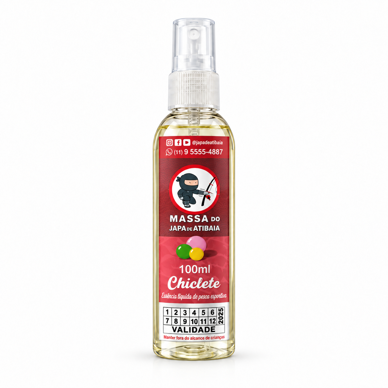 Essência Líquido do Japa de Atibaia 100ml Chiclete