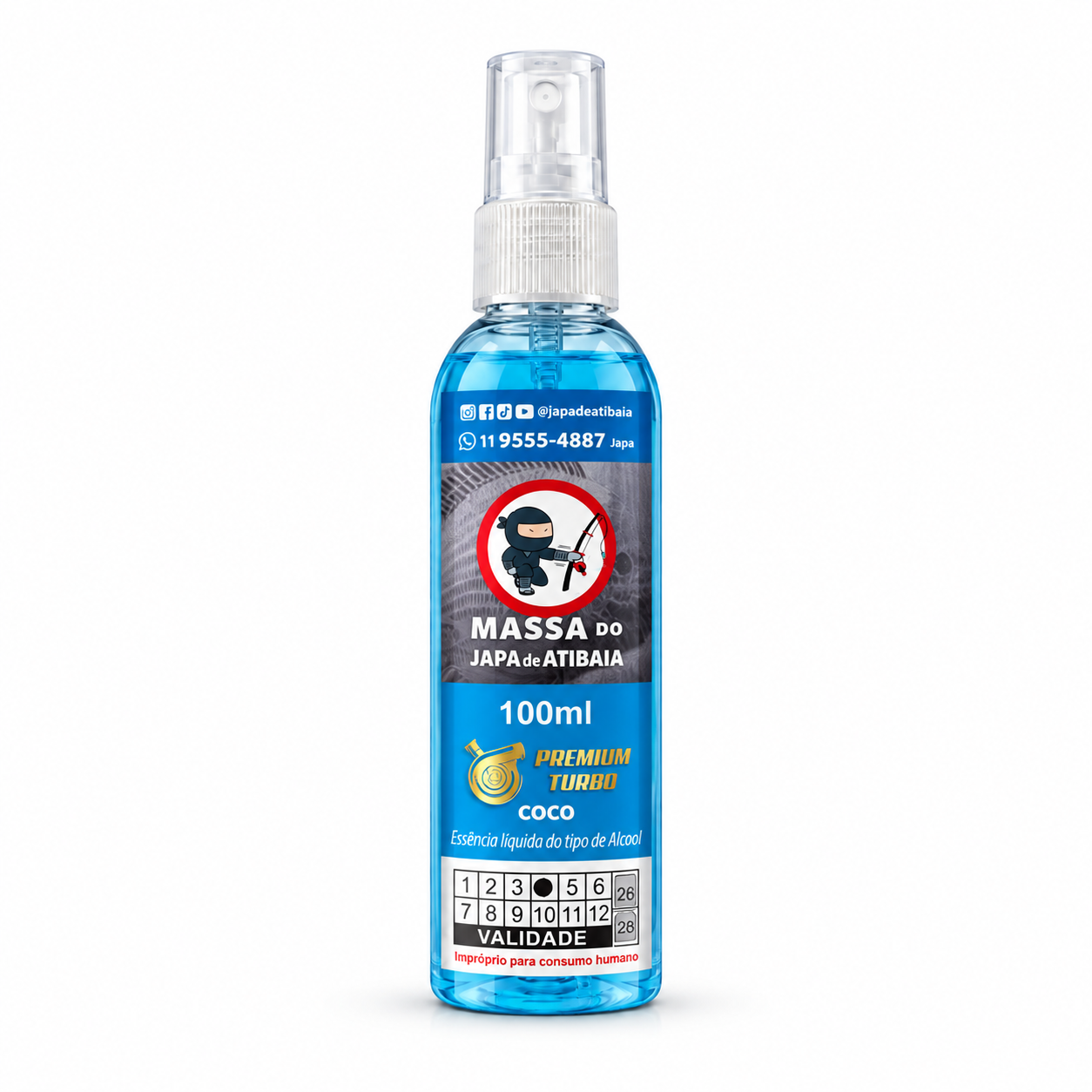 Essência Líquido do Japa de Atibaia 100ml Coco Premium Turbo