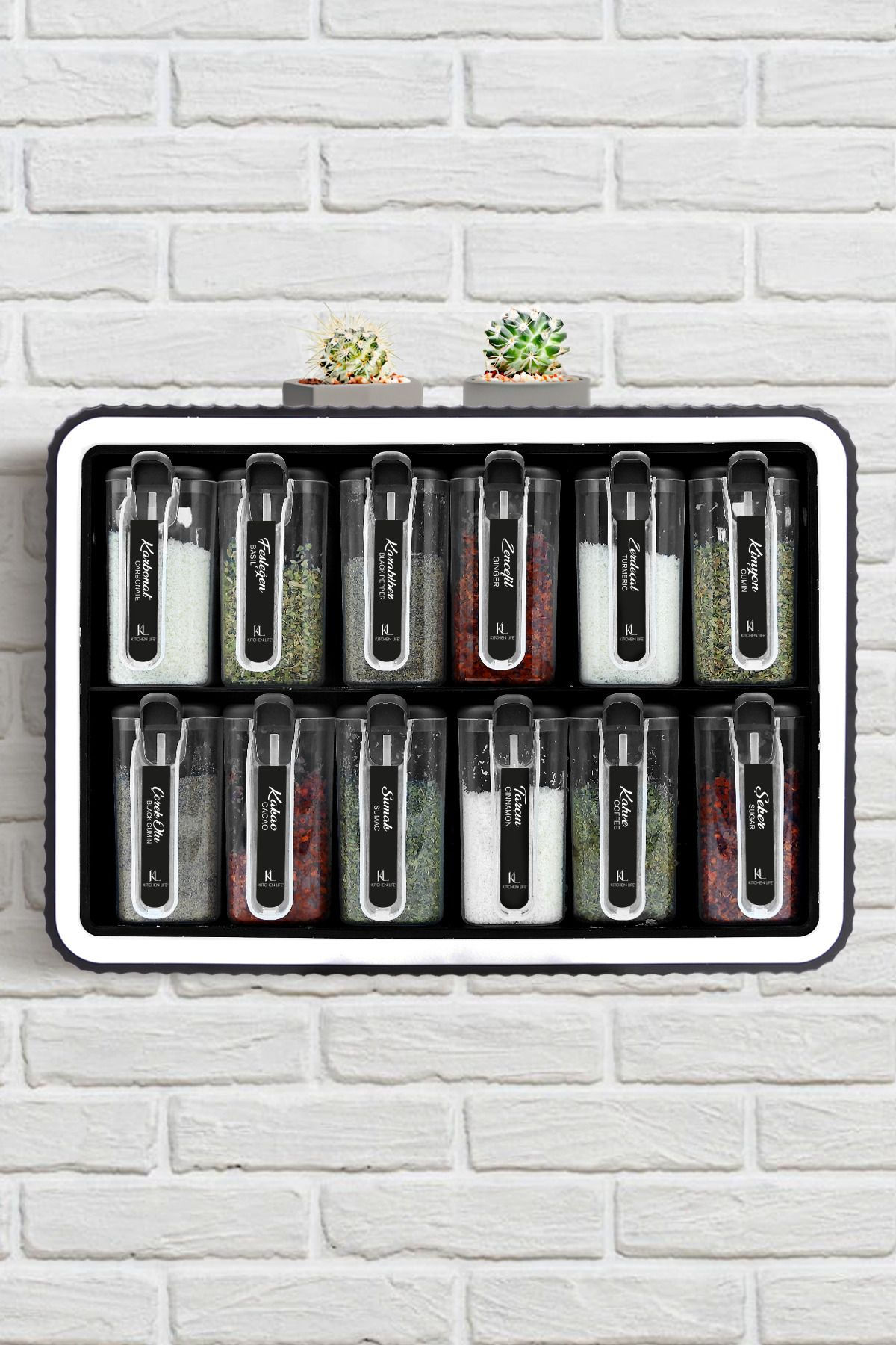 Kitchen Life Rangement à Epices - 12 pièces