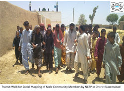 Transit-Walk for Social Mapping of Male Community Members