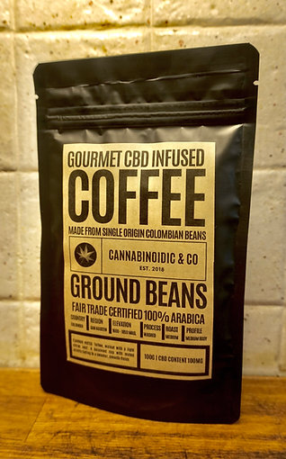 CBD Infused Ground Coffee 100g Bag