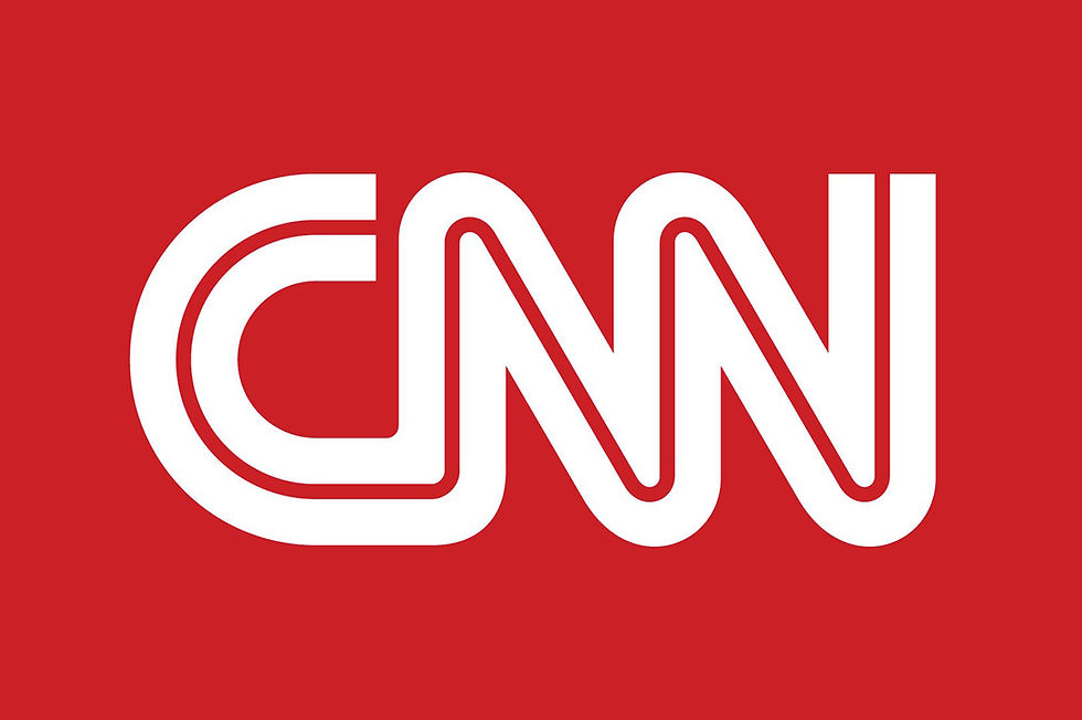 CNN white on red
