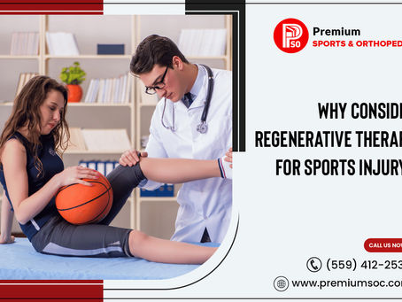 Why Consider Regenerative Therapy for Sports Injury?