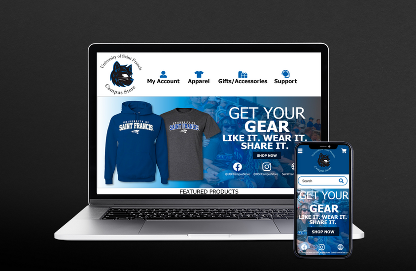 Mock up of a design for USF's homepage