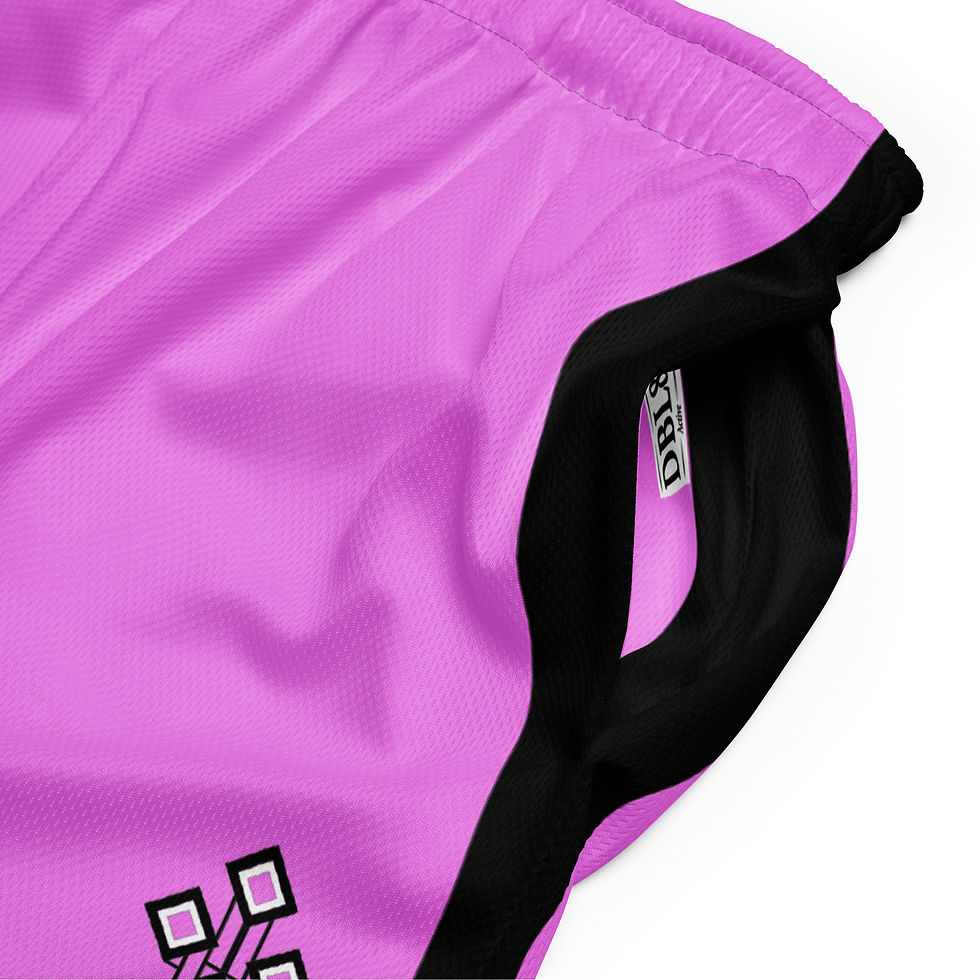 Thumbnail: DBL8 Active - Men's Basketball Shorts - Pink