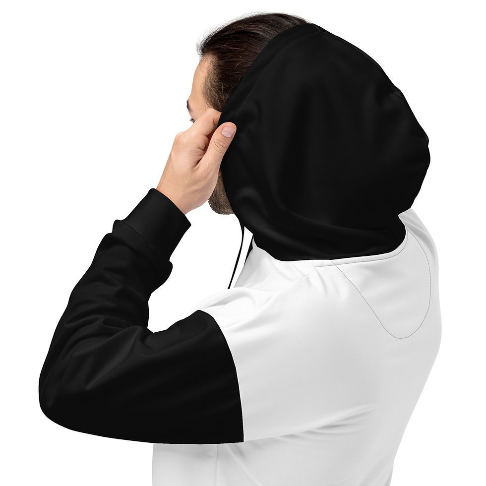 Thumbnail: DBL8 Active - Unisex Hoodie - Vit