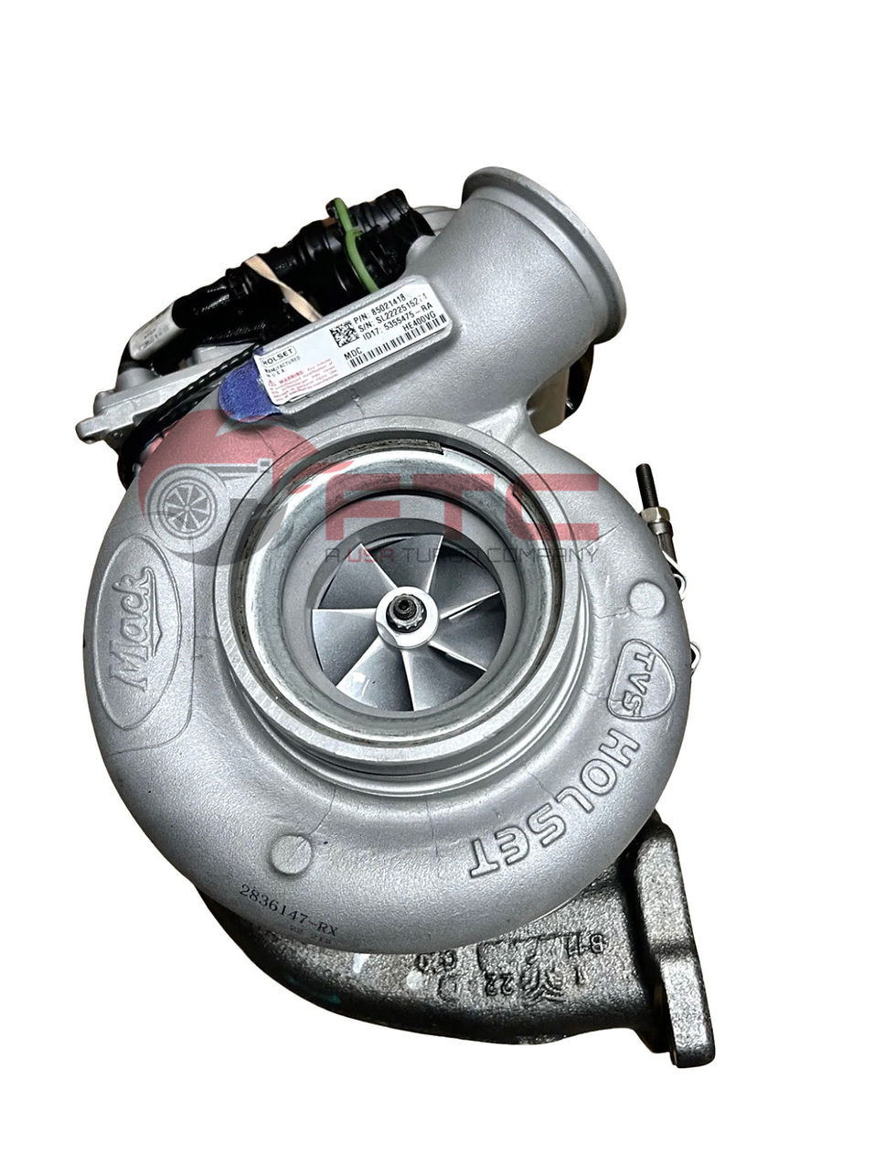 Thumbnail: Holset HE400VG VGT Turbocharger 85021418 With ACTUATOR for Mack MP8 MP7 Engines