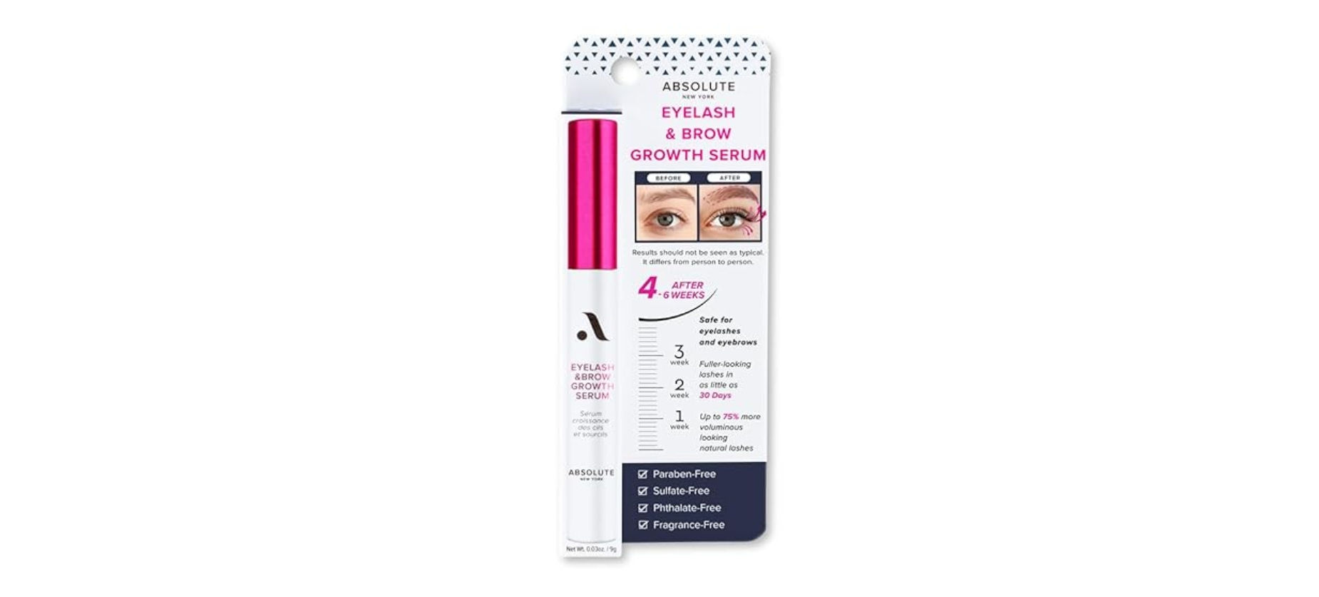 Absolute New York Eyelash & Brow Growth Serum