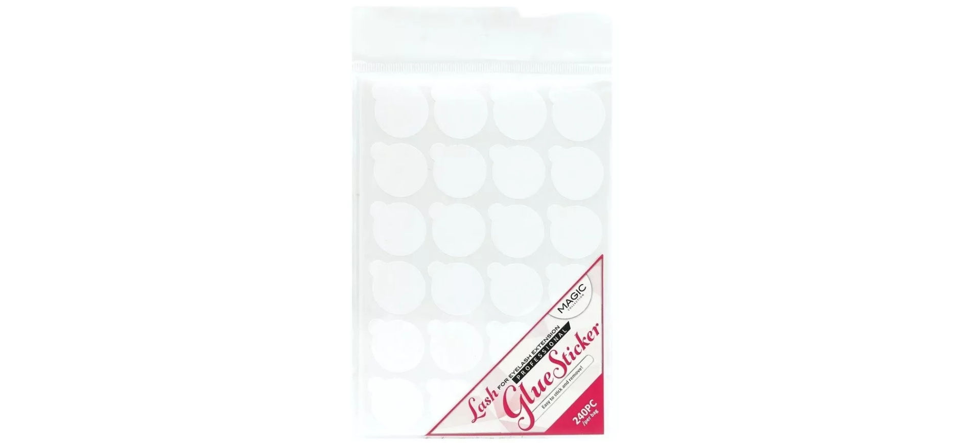 Magic Collection Glue Stickers For Eyelash Extensions 240PCS