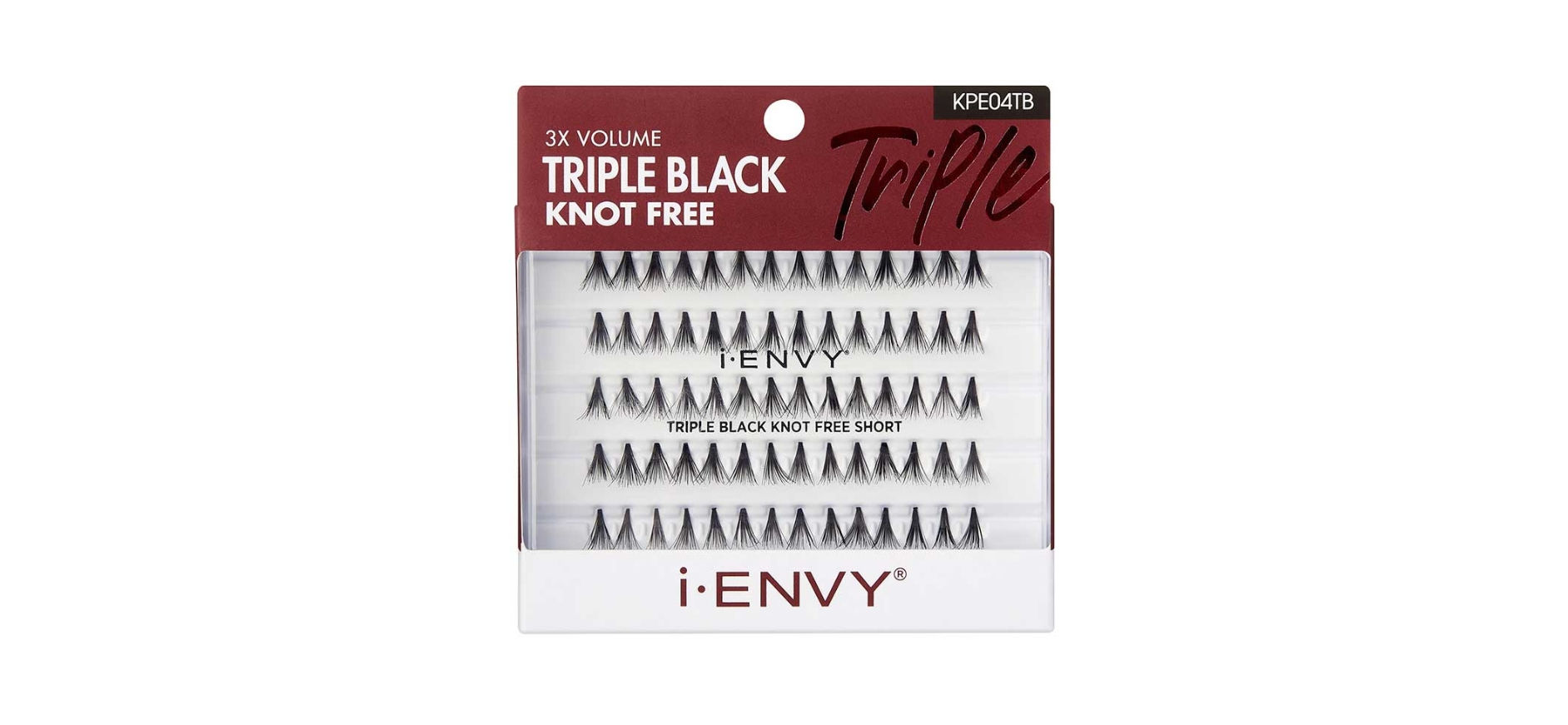 i-Envy Triple Black Knot Free Individual Lash