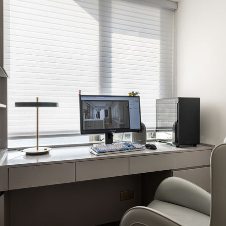 SEA TO SKY現代輕奢風格書房室內設計裝修