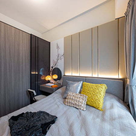 Wetland Season Park 2期現代輕奢風格睡房室內設計