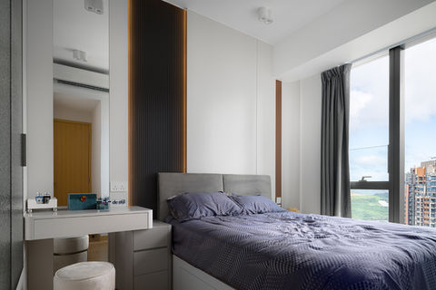 日出康城Grand Montara睡房採用現代輕奢風格室內設計