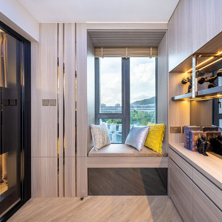 爾巒現代輕奢風格睡房室內設計