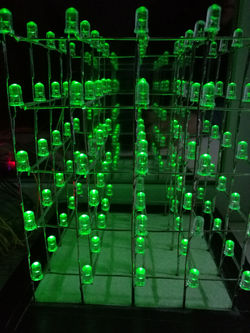 LED Cube With 3D Snake Game