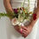 Thumbnail: Petite Small Wedding Bouquet - maroon & pink tulip and rose
