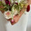 Thumbnail: Petite Small Wedding Bouquet - maroon & pink tulip and rose