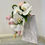 Thumbnail: Petite Wedding Bouquet - Pink tulip and White Orchid |  JW Weddings Australia