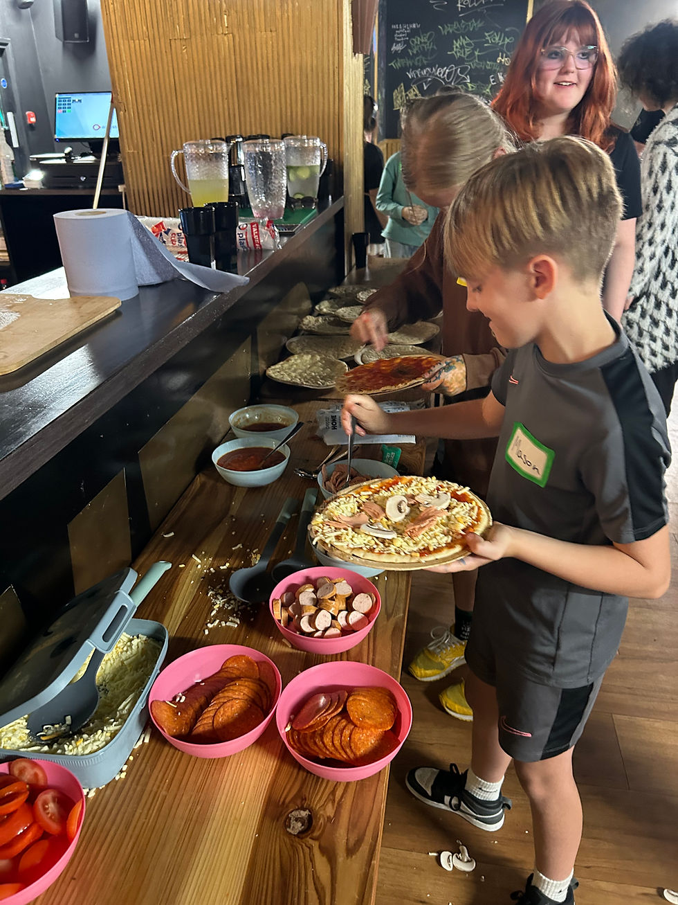 Meal times at The Rockstar Experience: FREEDOM were messy, educational AND fun