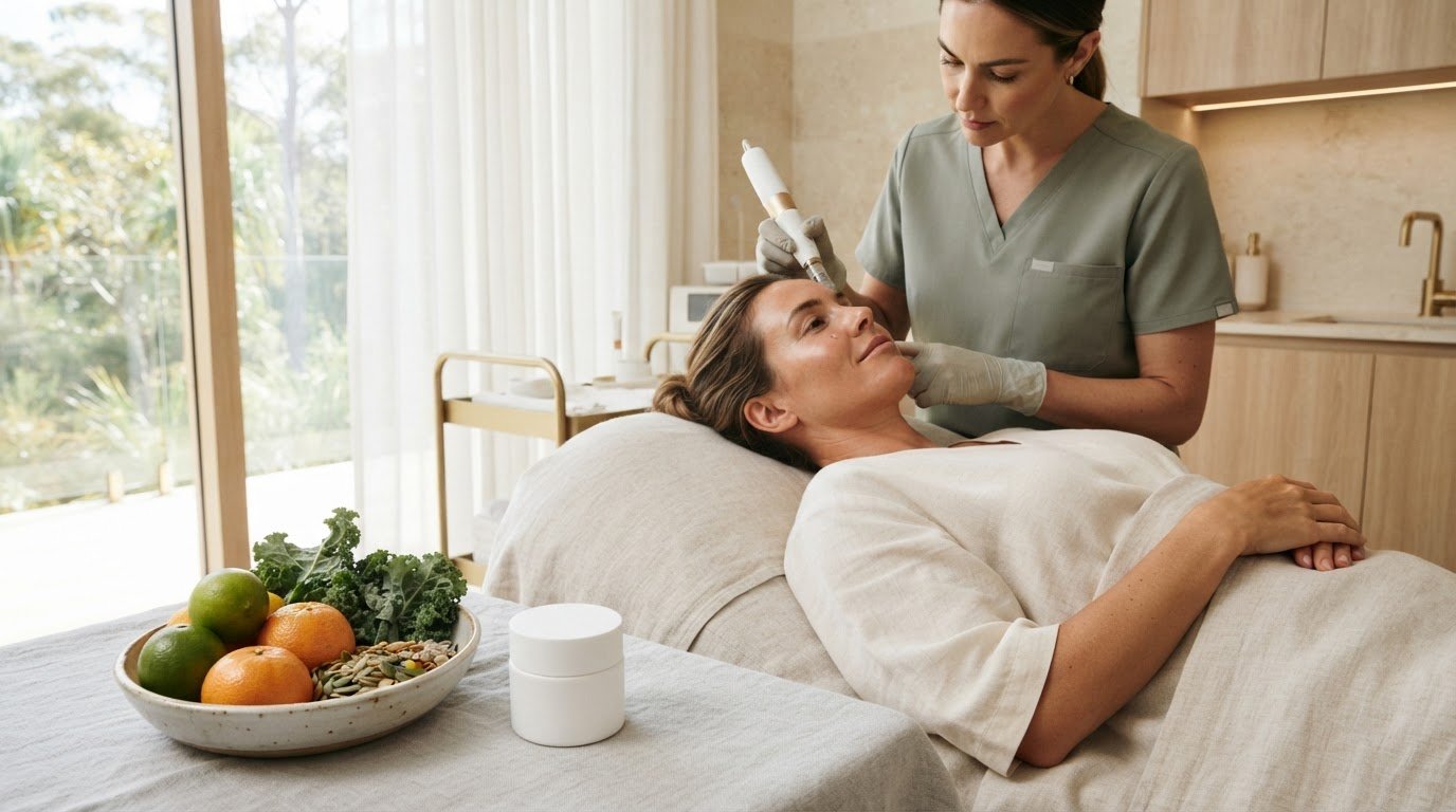 How to Boost Collagen for Skin Tightening with Natural Methods and Microneedling
