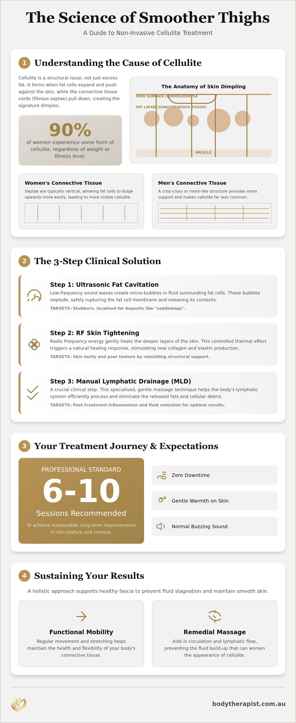 Non-invasive cellulite treatment thighs