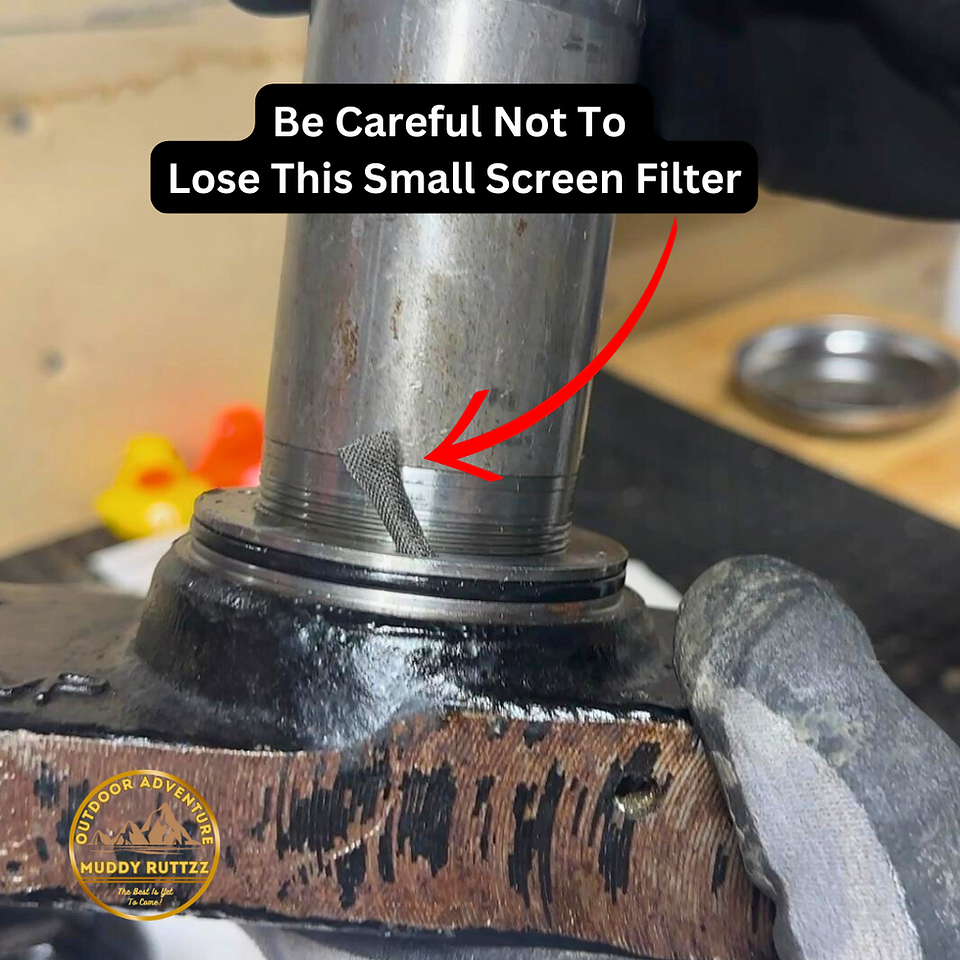 Small Screen Filters Debris That might get inside power uniti from clogging oil pathways. 