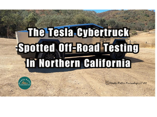 Cybertruck Walkaround | Tesla Tests At Northern California Off-Road Park