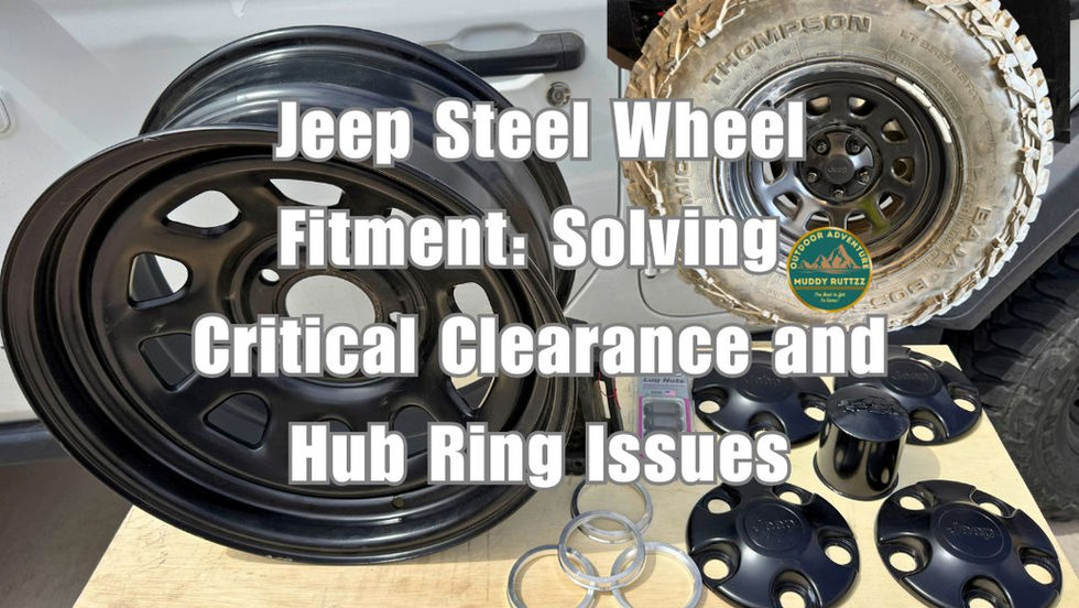 Jeep Steel Wheel Fitment: Solving Critical Clearance and Hub Ring Issues