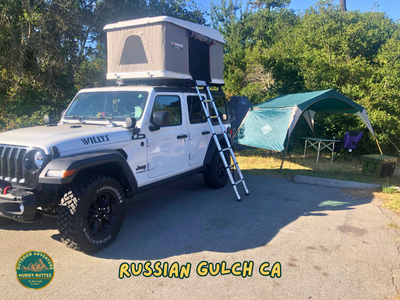 Russian Gulch With The RTT mounted on the Jeep Wrangler.