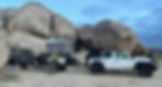 Exventure XV-3 And Jeep Wrangler Ecodiesel Camped On Mojave Road