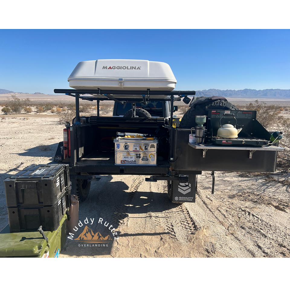best overlanding storage Zarges Aluminum in desert
