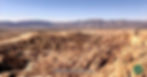 Wide landscape view of the rugged, eroded badlands at Fonts Point in Anza Borrego.