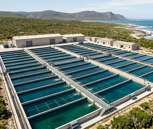 NK Biosolutions Land based seaweed cultivation site