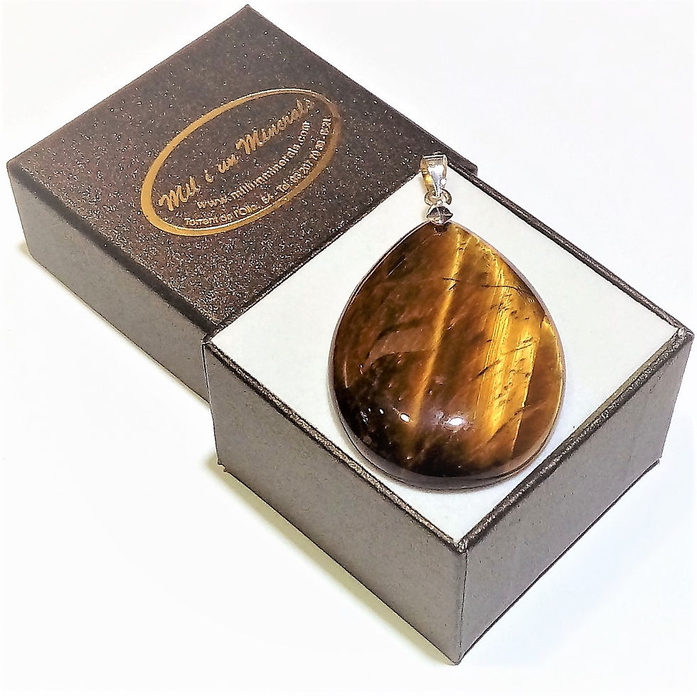 Colgante Ojo de Tigre "Geminis"