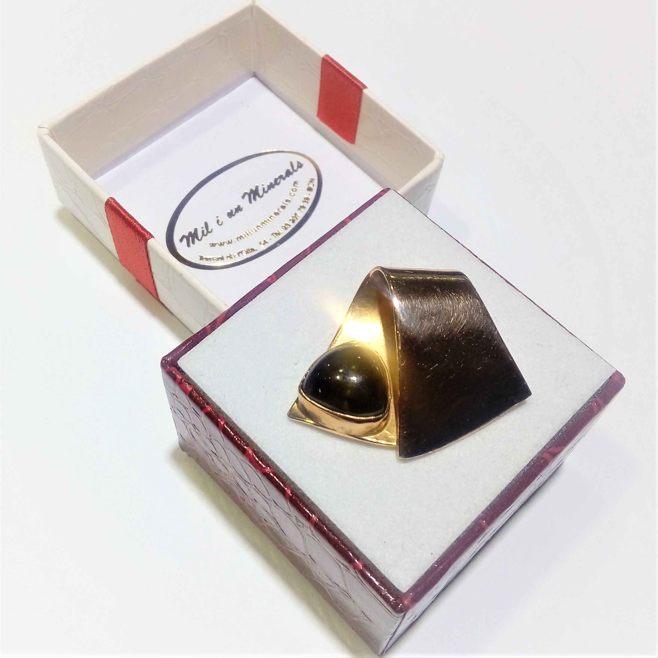 Colgante Oro Turmalina Verde