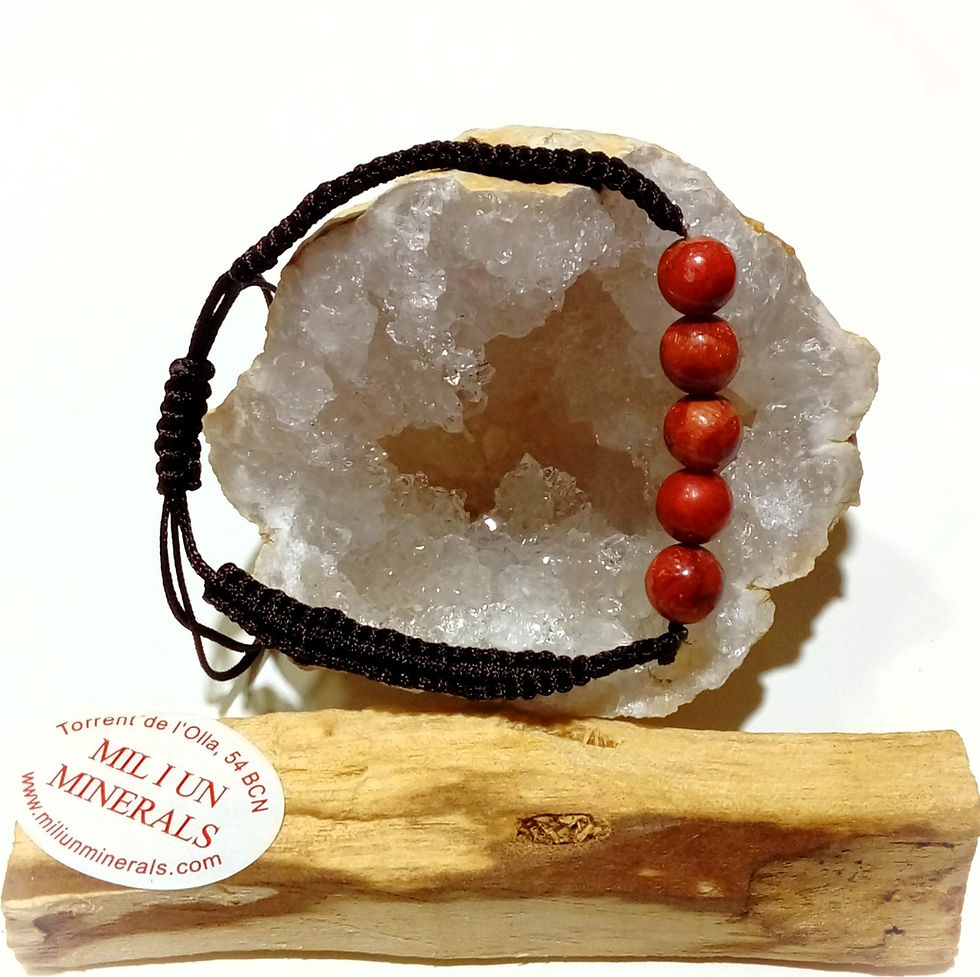 Pulsera Coral Rojo Manzana
