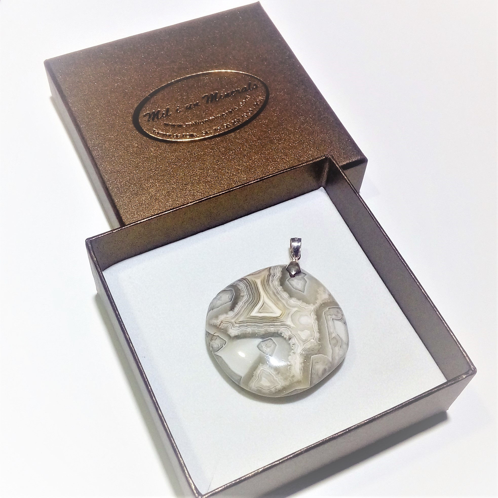 Colgante Agata Botswana “Libra”