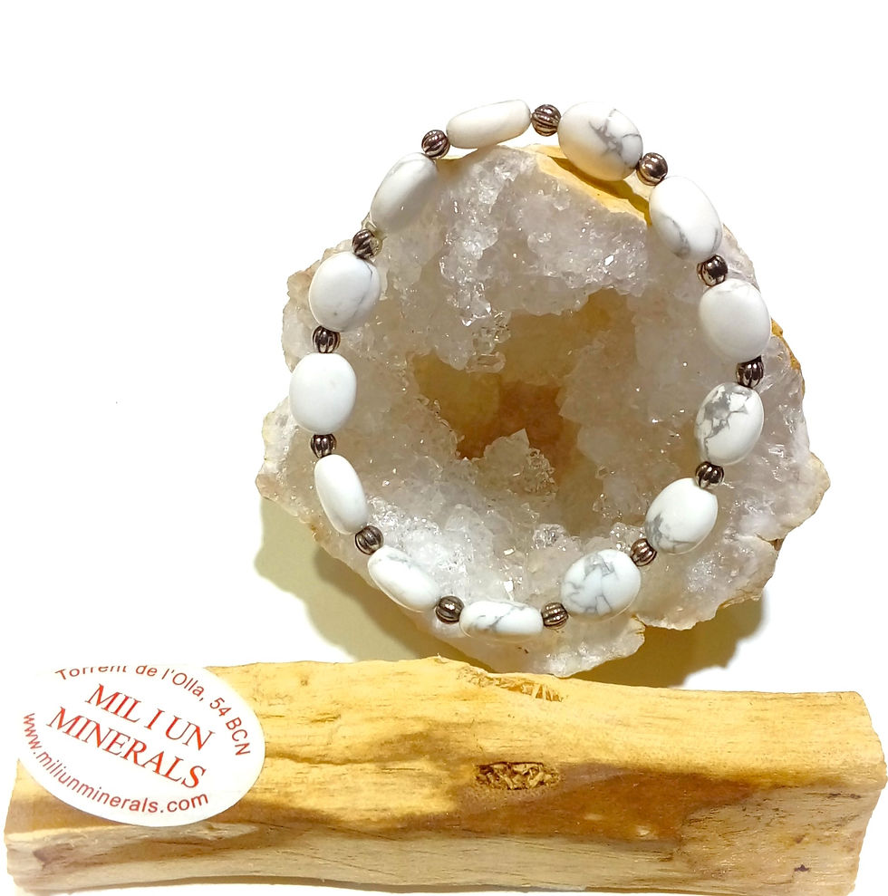 Pulsera Howlita Blanca