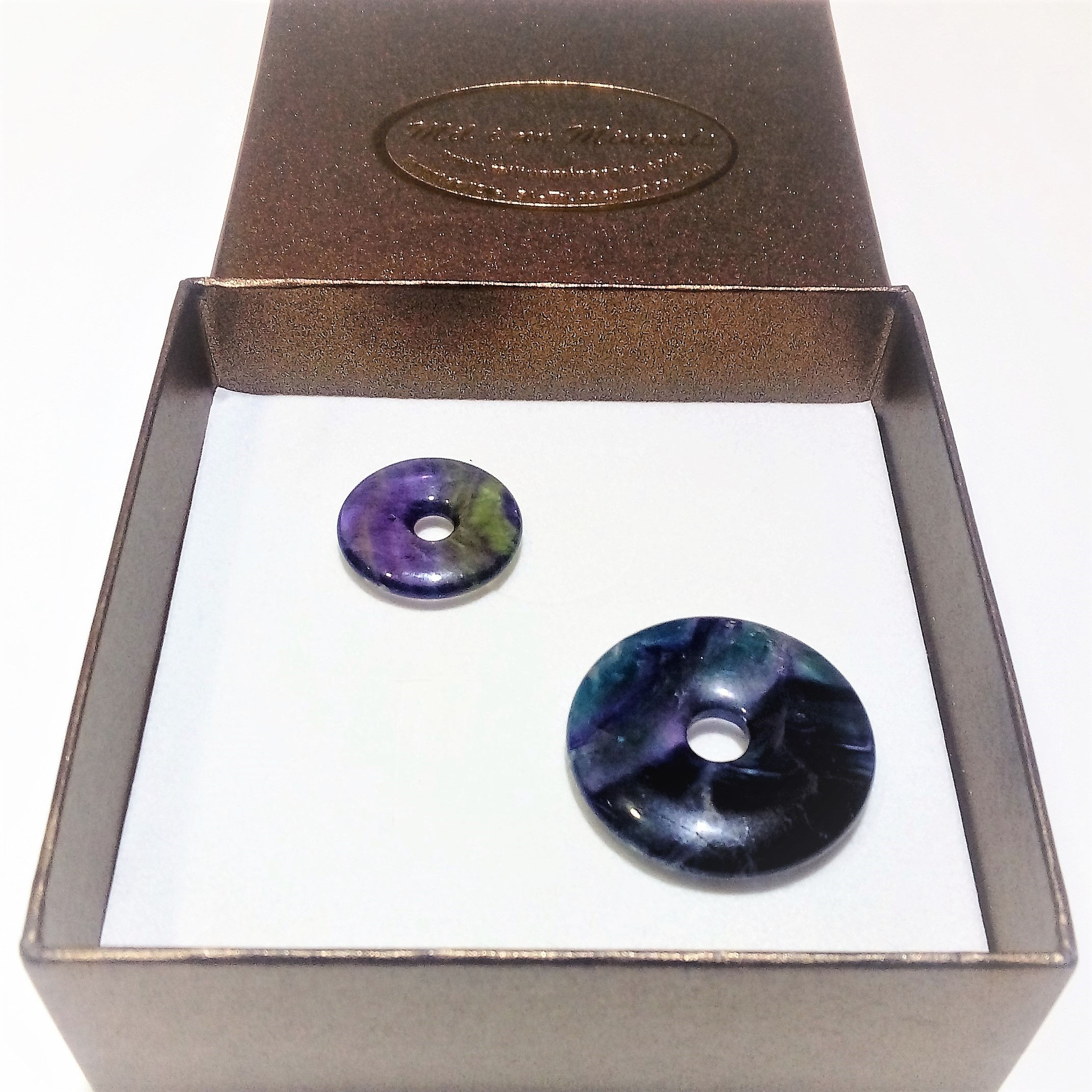 Colgante Fluorita Arcoiris