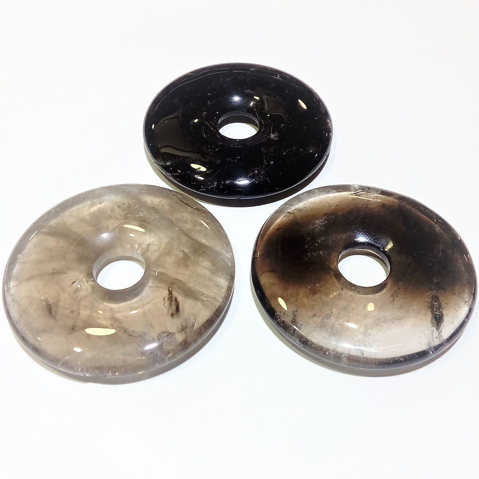 Colgante Cuarzo Ahumado