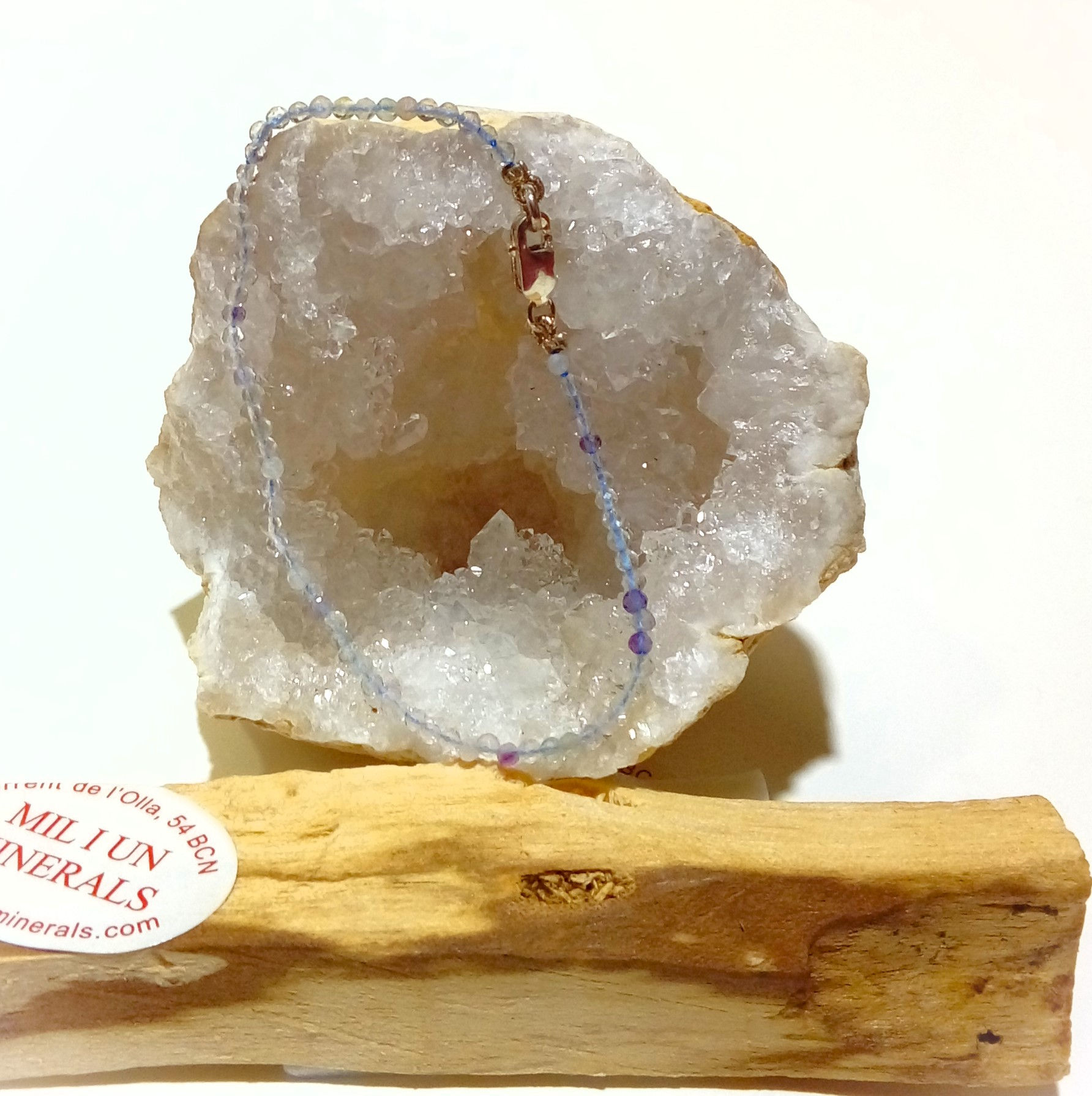 Pulsera Fluorita Azul