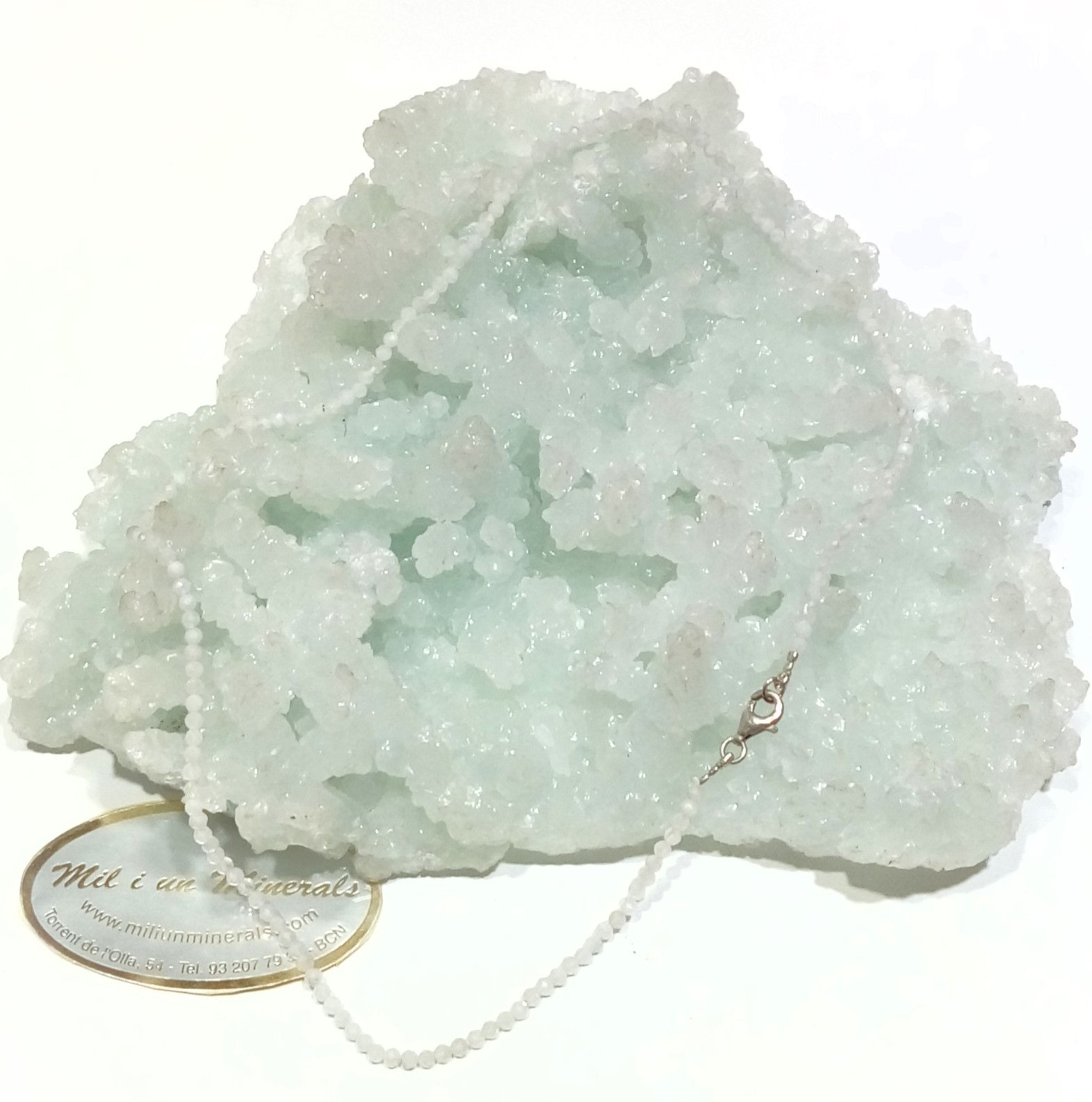 Collar Piedra Luna Arcoiris