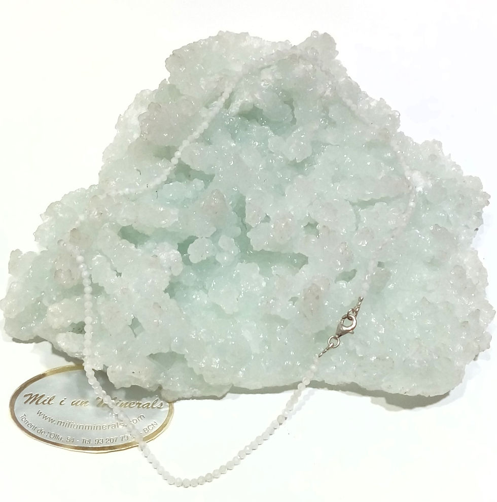 Collar Piedra Luna Arcoiris