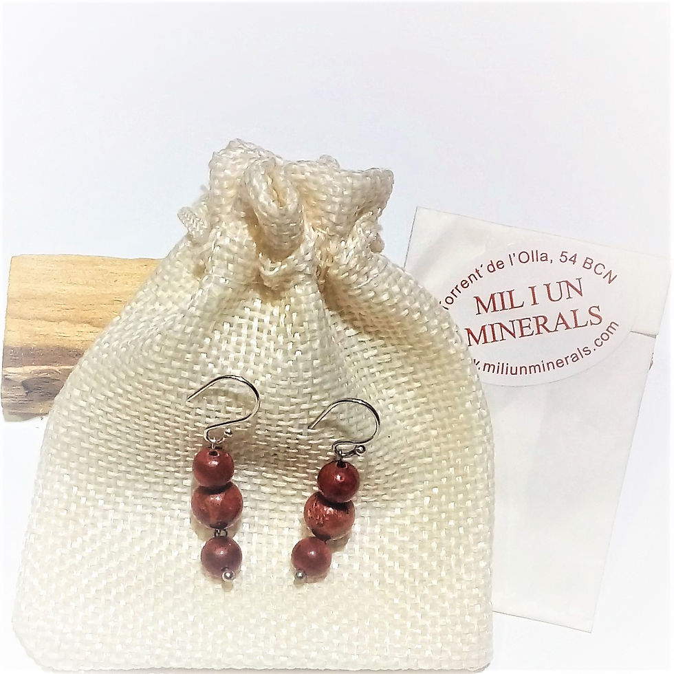 Pendientes Coral Rojo Manzana