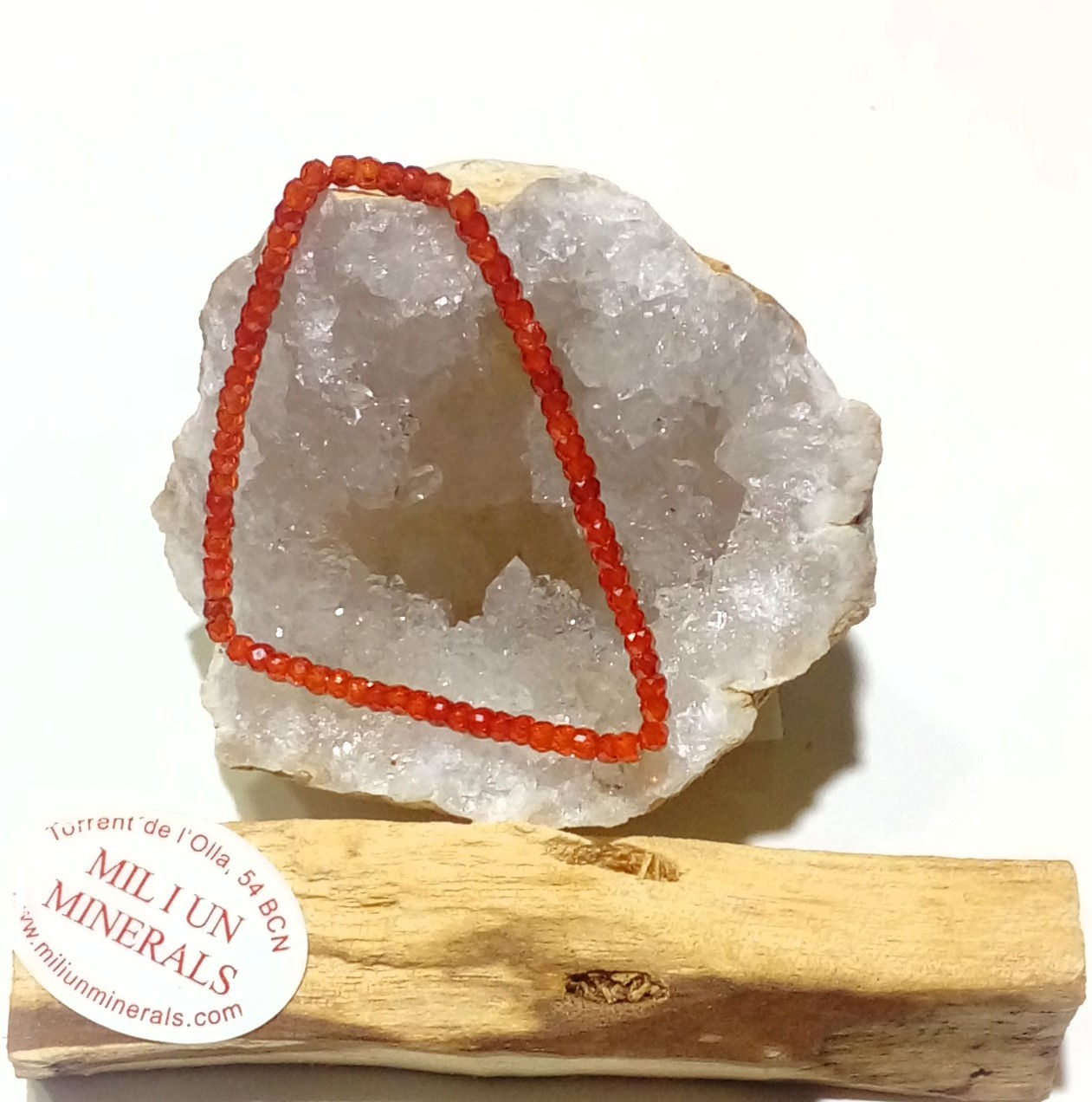 Pulsera Espinela Naranja