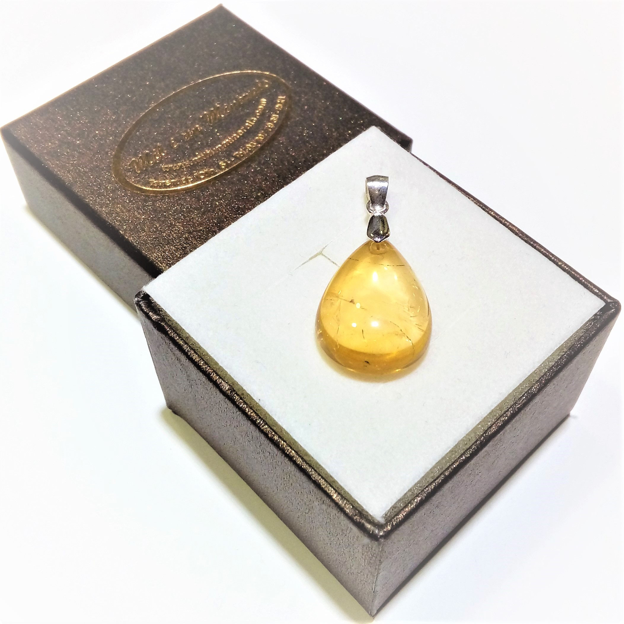 Colgante Cuarzo Citrino